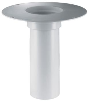 Aufstockelement 345mm / d 125mm mit PVC-Kragen  HL65P